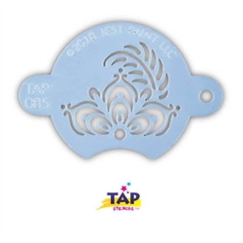 TAP Stencil 085 Henna Fancy Flower Centerpiece (TAP Stencil 085 Henna Fancy Flower Centerpiece)